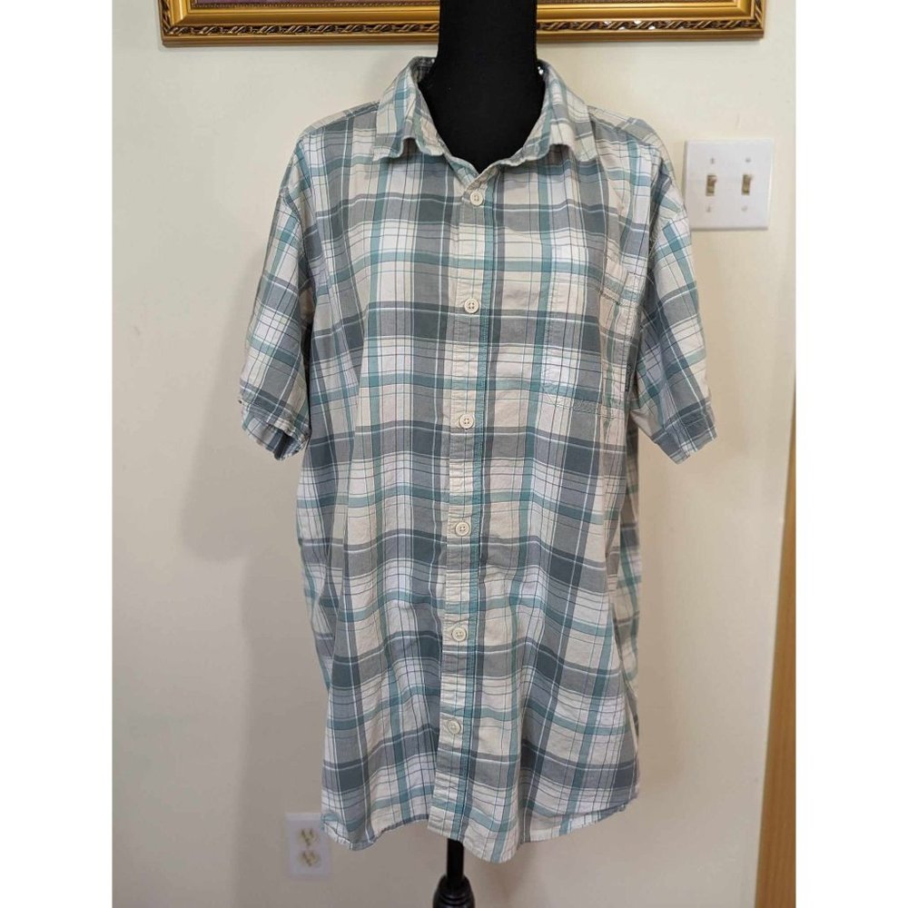 Columbia Men's Short Sleeve Button Up - Size XXL